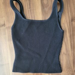 Sculpt Knit Squareneck Tank